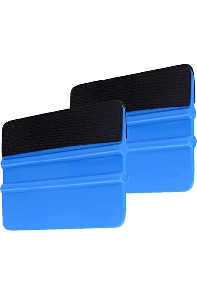 Aputue Squeegee Tool, 2 Pieces 10x7cm Felt Edge Scraper for Vinyl Wrapping an...