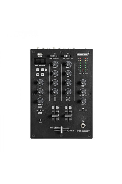 Omnitronic PM222P - Συμπαγής μίκτης DJ 2 καναλιών με Bluetooth και συσκευή αν...