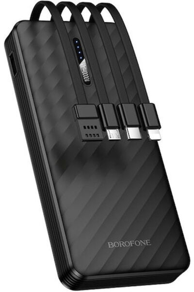 Borofone BJ84 Power Bank 10000mAh 10W Μαύρο