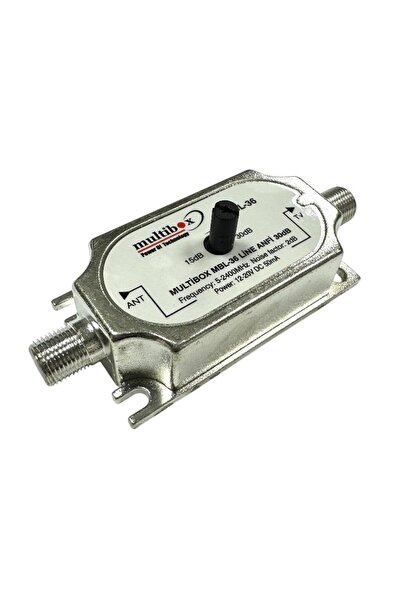 MBL-36 15-30dB Ayarlı Uydu Sinyal Yükseltici Line Amplifier 5-2400Mhz