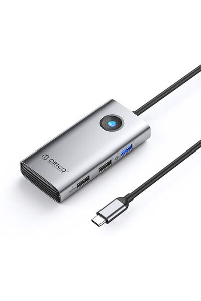 Orico PW11-5P USB-C Σταθμός σύνδεσης με HDMI 4K PD Γκρι
