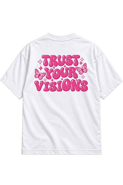 genosha Trust Your Visions Oversize T-Shirt with Front and Back Print