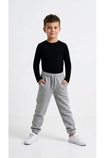 DANBİ 6,7,8,9,10,11 Years Old Children's 3 Thread (Non-Embroidered) Sweatpant...