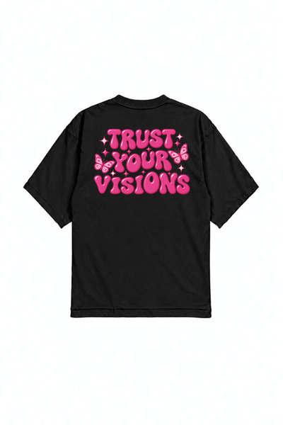 genosha Trust Your Visions Oversize T-Shirt with Front and Back Print
