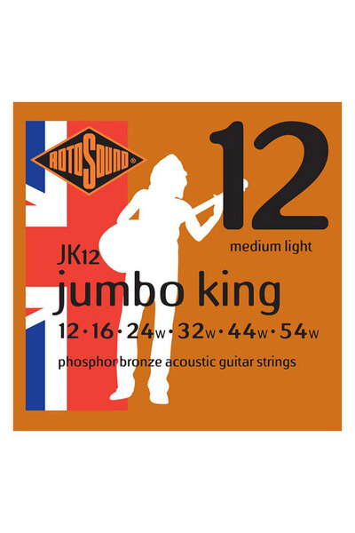 Rotosound JK12 Jumbo King 12-54 - Σετ χορδών ακουστικής κιθάρας