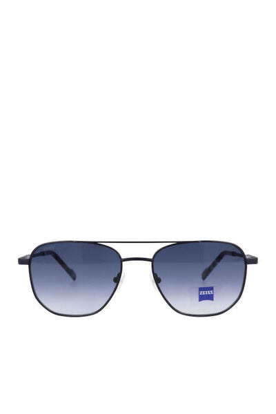 ZEISS Ανδρικά γυαλιά ηλίου με μαύρο μεταλλικό σκελετό και φακό ντεγκραντέ Κωδ...