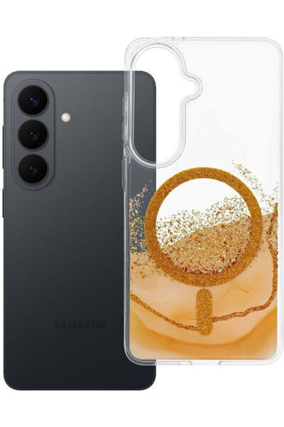 OEM Πίσω Κάλυμμα Πλαστικό / Σιλικόνης Χρυσό (Galaxy S26)