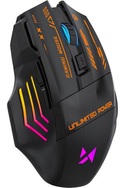 WOZINSKY WMGB-1179 Ασύρματο ποντίκι gaming RGB 3200 DPI Μαύρο