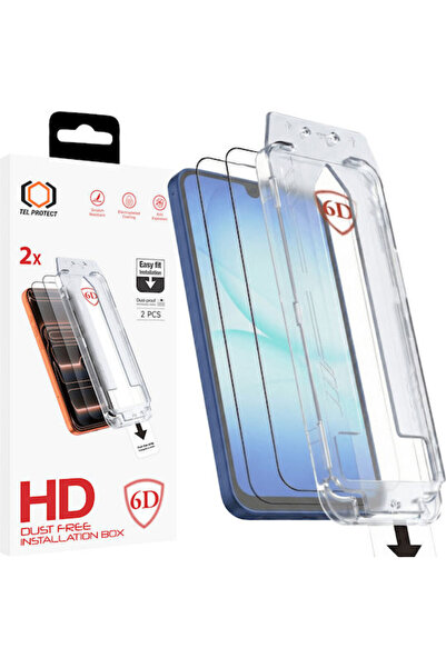 tel protect 2.5D Πλήρης Κόλλα Ματ Πλήρους Κάλυψης Σκληρυμένο Γυαλί 2 Τεμάχια ...