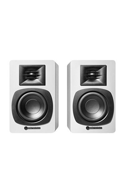 Audio Technica AT-SP3X Λευκό - Ζεύγος αυτοτροφοδοτούμενων ηχείων Bluetooth