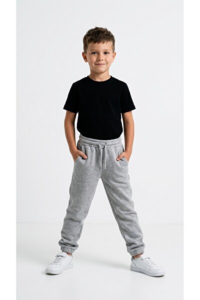 DANBİ 6,7,8,9,10,11 Years Old Children's 3 Thread (Non-Embroidered) Sweatpant...