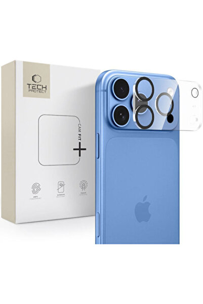 Tech-Protect Fit+ Προστασία Κάμερας Σκληρυμένο Γυαλί Διαφανές για iPhone 18 Pro