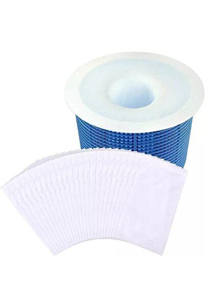 Generic Pool Skimmer Filter Socks, 50-Pack Mesh Pre-Filter Strainer Reusable ...