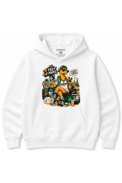 Rabona Fashion Saudi Arabia 4 Feet 4 Pairs Camel Sneaker Funny Graphic Hoodie