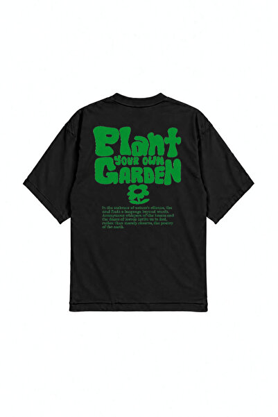genosha Plant Your Garden Oversize T-Shirt sa otiskom na prednjoj i zadnjoj s...