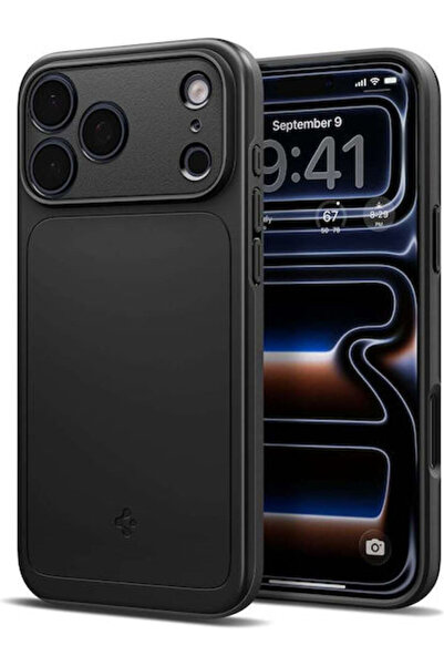 Spigen Λεπτή Πλαστική Μαύρη Μαγνητική Πίσω Θήκη (iPhone 18 Pro Max / 17 Pro M...