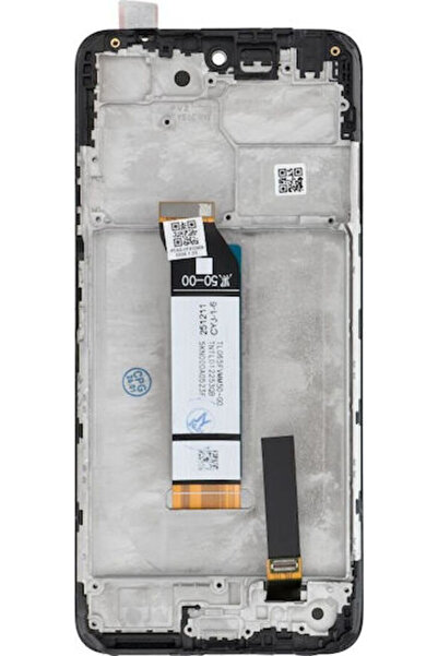 OEM Οθόνη Fixcell με μηχανισμό αφής και πλαίσιο για Redmi Note 10 5G Μαύρο