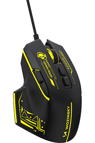 WOZINSKY WMGK-1181W Ποντίκι Gaming 7200 DPI Μαύρο