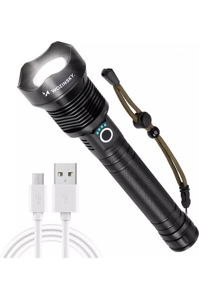 Cree Επαναφορτιζόμενος φακός LED IP65 με μέγιστη φωτεινότητα 2000lm