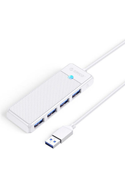 Orico Διανομέας USB 4 Θυρών USB 3.0 με σύνδεση USB-A Λευκό Κωδικός: PAPW4A-U3