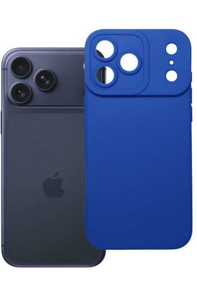 OEM Ματ 2.0 Πίσω Θήκη Σιλικόνης Μπλε για iPhone 18 / 17 Pro Max