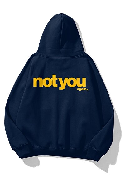 Cupla Unisex Not You Again Sweatshirt Lacivert
