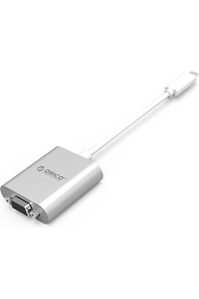 Orico USB-C αρσενικό σε 3.5mm VGA θηλυκό Ασημί