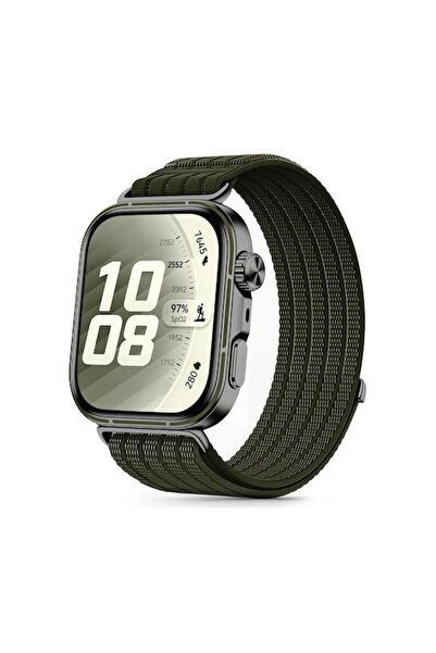 Tech-Protect Νάιλον Huawei Watch Fit 3 4 4 Pro 5 5 Pro Στρατιωτικό Πράσινο