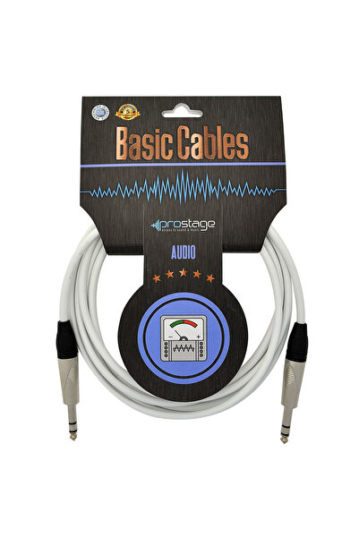 Prostage WBTS-15 - Επαγγελματικό καλώδιο Jack 1/4 TRS - Jack 1/4 TRS 15 μέτρα...