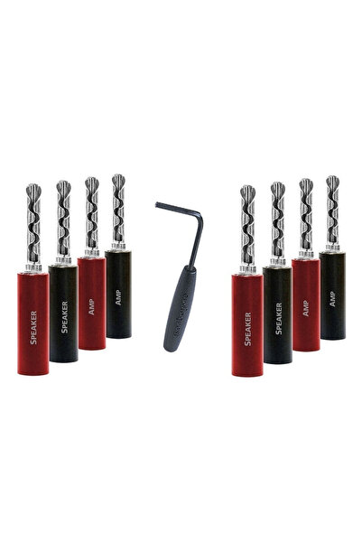 AudioQuest SureGrip-100 BFA/Μπανάνα Επάργυρο (8 τεμάχια) - Σετ 8 βυσμάτων για...