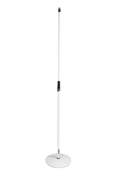 Gravity MS-23W - Βάση μικροφώνου με στρογγυλή βάση σε λευκό χρώμα