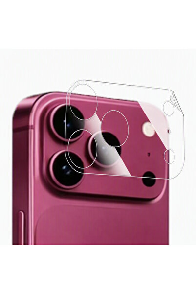 NANOSPACE Apple iPhone 18 Pro Max İle Uyumlu Nano Esnek İnce Nano Kamera Koru...