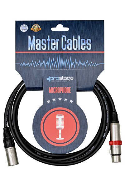 Prostage MBS-03 - Επαγγελματικό καλώδιο XLR θηλυκό σε XLR αρσενικό με διακόπτ...