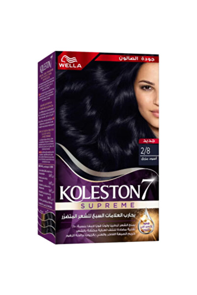 Wella صبغة شعر اسود مزرق 2/8 من ويلا كوليستون - 50 مل