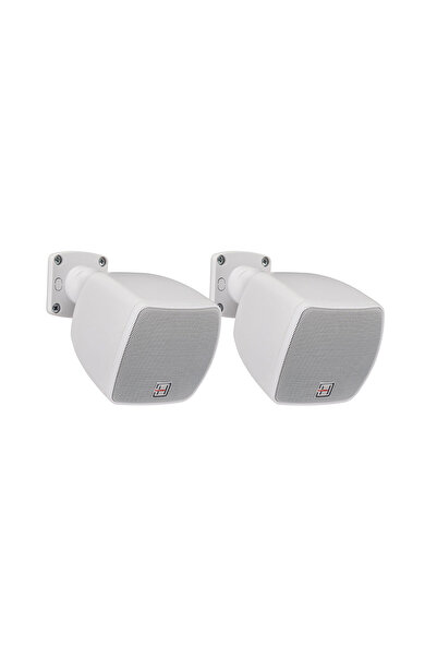 Helvia DEKO25T WH - Ζεύγος επιτοίχιων ηχείων 2.5 ", Λευκό