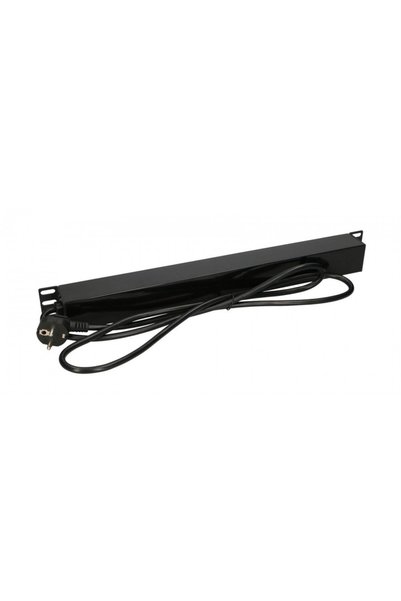 Extralink Priza rack PDU 7 porturi 19 inch, 1U cu intrerupator