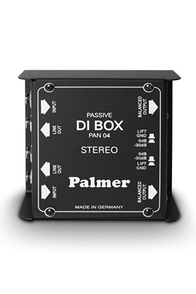 Palmer PAN 04 - Παθητικό DI Box 2 καναλιών με είσοδο Jack και έξοδο Link Out