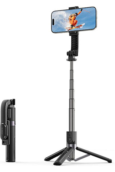 Orico Spv90 Σέλφι Στικ Τρίποδο Κινητού Τηλεφώνου Bluetooth με Μαύρο Φωτισμό