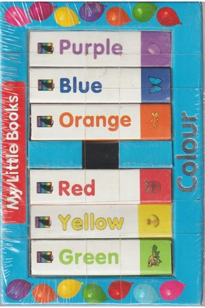 Jarir Bookstore My Little Library: Colour (Pack of 6 Hardboard Books / Librar...