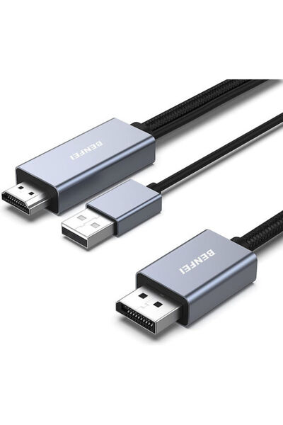 BENFEI Καλώδιο HDMI σε DisplayPort 4K 60Hz 2K 144Hz 1080p 165Hz Μονοκατευθυντ...