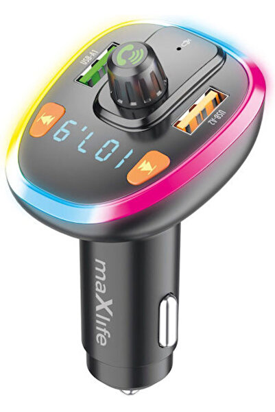 MaXlife Πομπός FM Αυτοκινήτου με Bluetooth USB MicroSD Κωδικός: MXFT-04