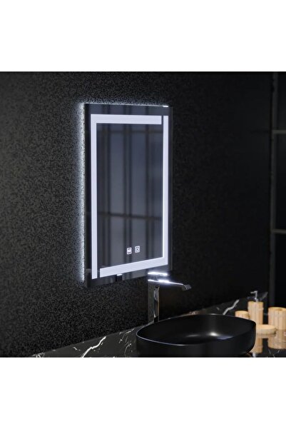 Flippy Oglinda LED Touch Finater 12W Sistem Dezaburire 60x45cm