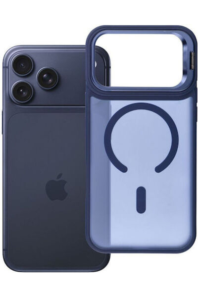 Forcell F-protect Πλαστική Θήκη Πλάτης Σιλικόνης Ναυτικό Μπλε για iPhone 18 P...