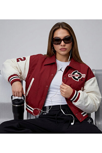 Nike Jordan Brooklyn Therma-FIT Varsity Jacket Kadın Ceket ince mont ASLAN SPORT