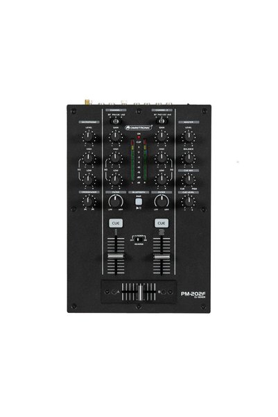 Omnitronic PM202F - Συμπαγής Μίκτης DJ 2 Καναλιών με Bluetooth και Φίλτρα LPF...