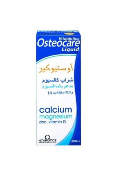 Vitabiotics اوستيوكير شراب كالسيوم مدعم بالمغنيسيوم والزنك وفيتامين د من فيتا...