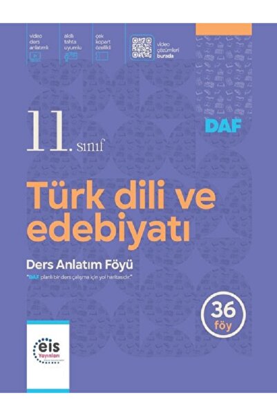 eis Yayınları EİS - 11.Sınıf - Daf - Türk Dili ve Edebiyatı