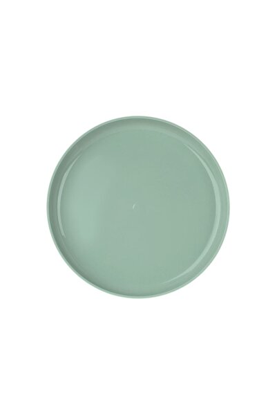 OEM Farfurie din plastic verde mentă cu dungi Ø21,5 cm