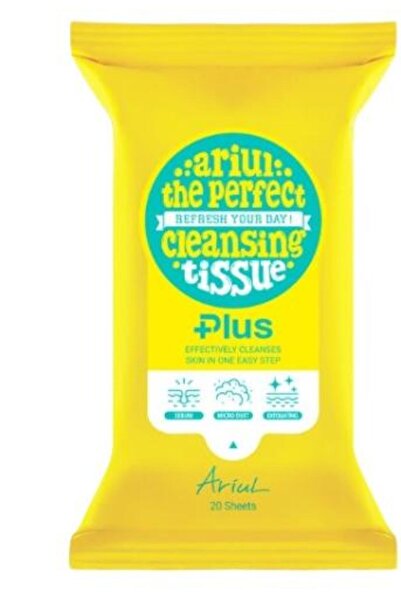 Ariul Ariel the Perfect Cleansing Tissue Plus Face Wash Wipes - 20 Pieces