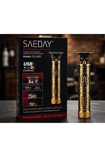 Saedy Saeday SD-002 Professional Hair Clipper – USB Rechargeable, Up to 120 m...